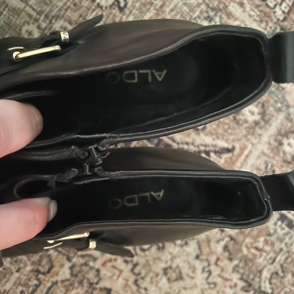 Aldo black heeled bootie - Picture 5 of 6